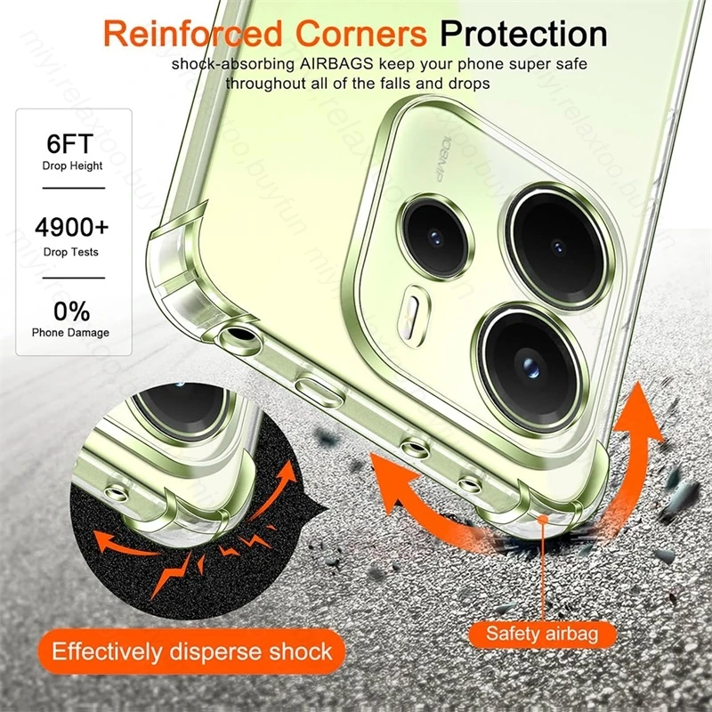 HAOYE Cover per Xiaomi Redmi Note 14 5G (Not for 4G) - Custodia TPU+PC Sottile con Finitura Opaca, Anti-Impronta, Antiurto, Compatibile con MagSafe Accessori - Bianco
