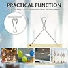 30Pcs Self-Adhesive Ceiling Hooks Strong Sticky Ceiling Transparent Small Discs For Christams Wedding Birthday Party Decorations 4