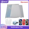 Fonlyu 50PCS A4 210*297MM Sublimation Film Paper for Heat Transfer Blank Phone Case Printing for iPhone 17 16 Pro Max Cover DIY
