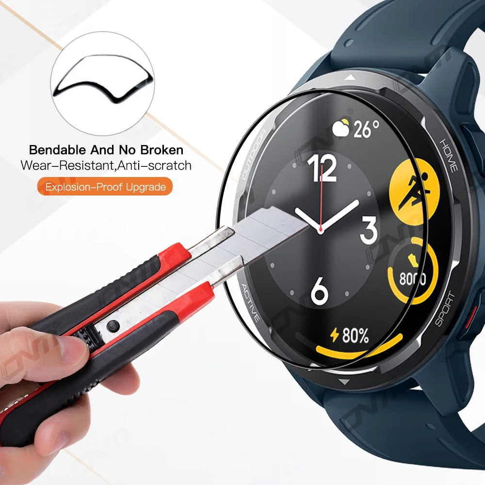 Screen Protectors Watch Screen Protector Watch Screen Protector Case 20D Screen Protector for Xiaomi Mi Watch S1 Active / S2