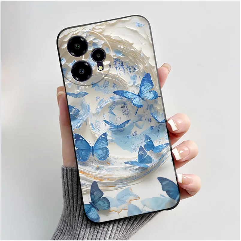 Aesthetic Cute Cat Cartoon Silicone Soft TPU Phone Case Cover