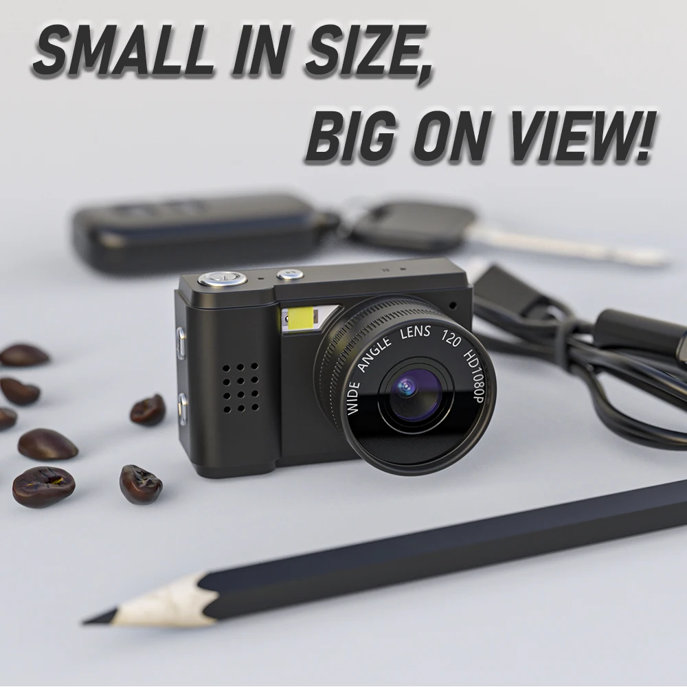 S5 Tiny Retro Mini Camera With Screen CMOS Indoor Home Outdoor HD 1080p Sports Portable Very Small Mini Camera Video Recorder 6