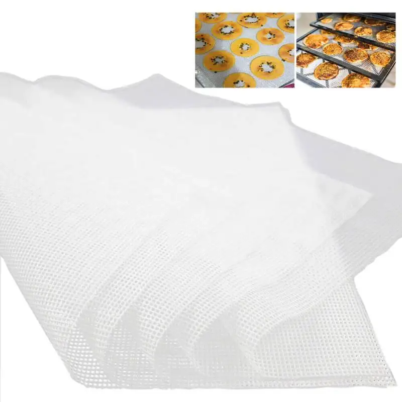 Silicone Dehydrator Sheet Non stick Food Fruit Dehydrator Mats Square