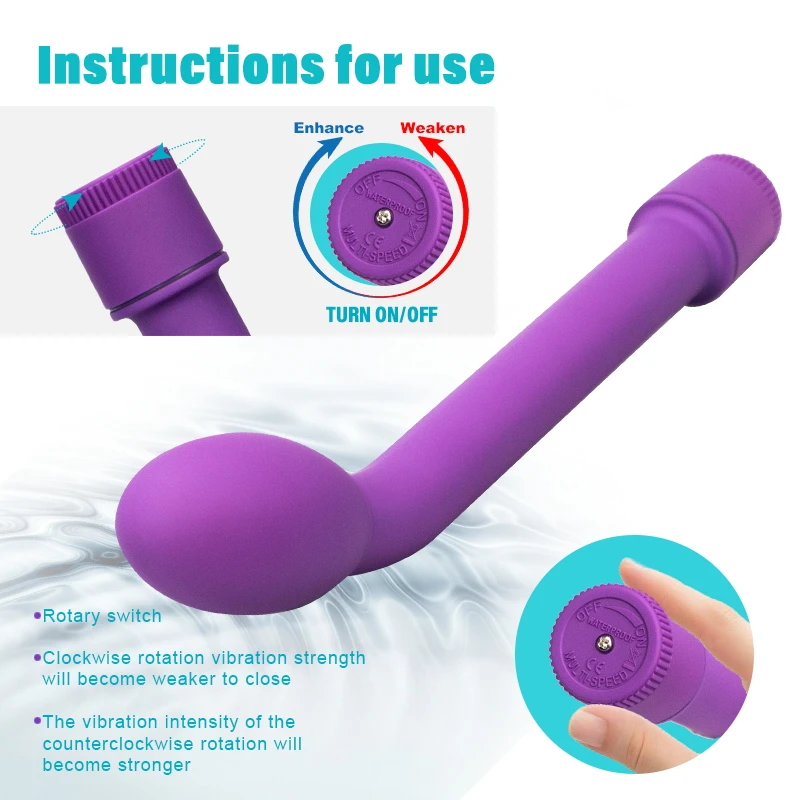 Leistungsstarker G-Punkt-Vibrator für Frauen, Nippel, Klitoris-Stimulator, Anal-Orgasmus, fingerförmiger Dildo, Sexspielzeug für Erwachsene_voghion.com