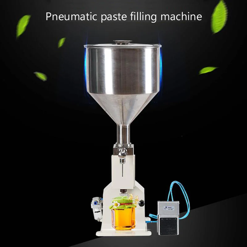 

Shower Gel Semi Automatic Shampoo Shrimp Paste Filling Machine Honey Cosmetic Paste High Viscosity Piston Filler