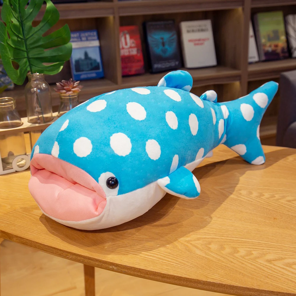 Cartoon Soft Marine Animal Whale Shark Pillow Stuffed Plush Toy Birthday Gift