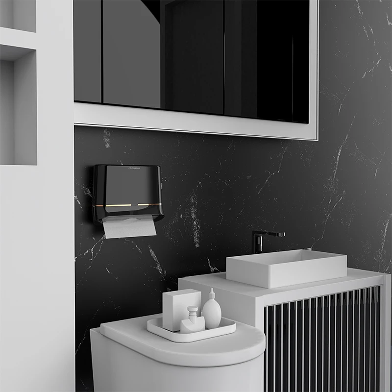 Toilet paper dispenser Paper Towel Holder Tissue Dispenser Wall Mounted Paper Box Punch Free Commercial Toilet Holder for Bathroom