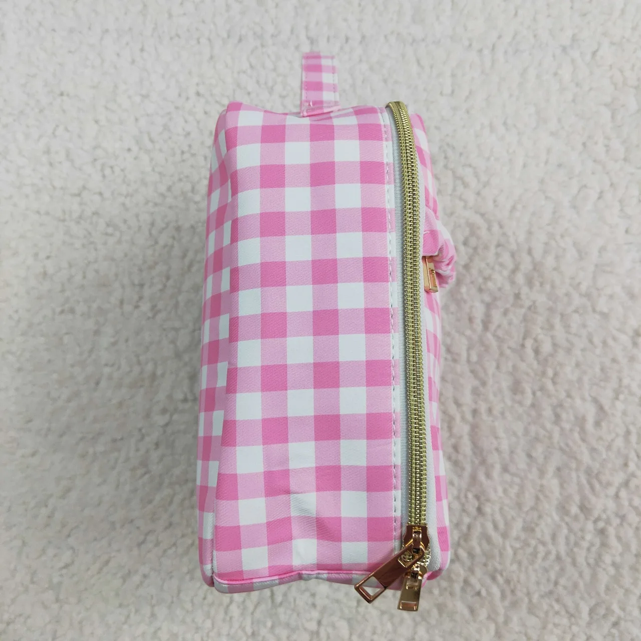 Wholesale Baby Girl Ruffle Plaid Lunch Box Travel Daypack Todder Outdoor Portable Kids Children Back To School Checked Bag 4