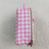 Wholesale Baby Girl Ruffle Plaid Lunch Box Travel Daypack Todder Outdoor Portable Kids Children Back To School Checked Bag 4