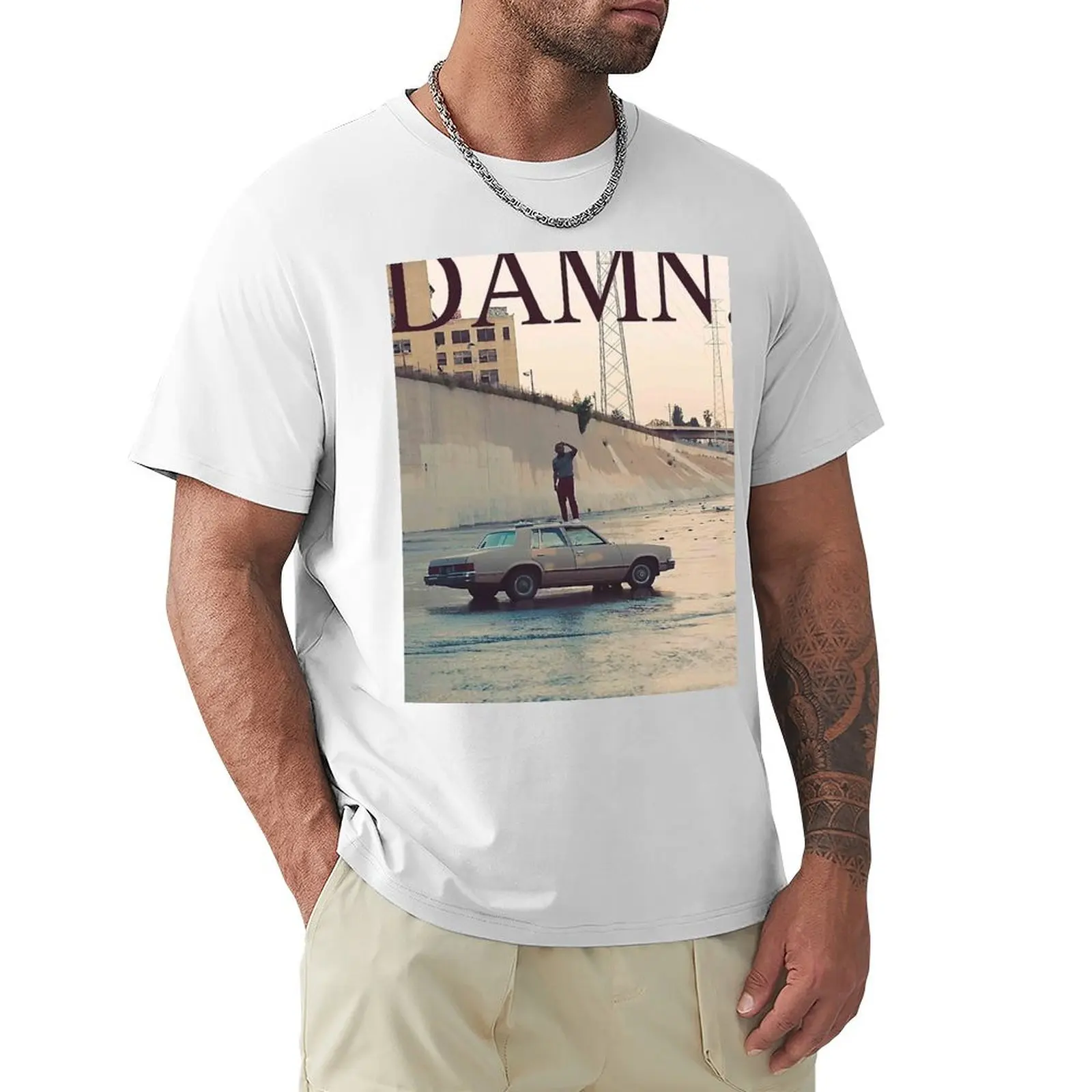 

DAMN. - Kendrick Lamar Poster 10 T-shirt tops plain Aesthetic clothing heavyweight t shirts for men