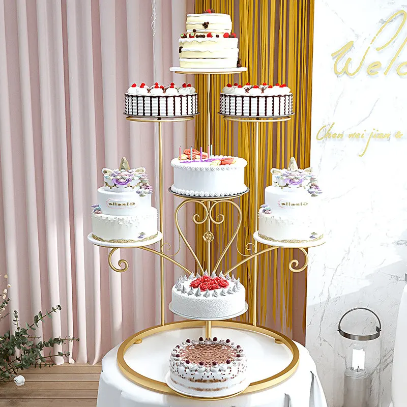 Party Events Cake Stand Pastry Confectionery Cupcake Stand Design Cake Board et Display Cosas De Cocina Kitchen Supplies