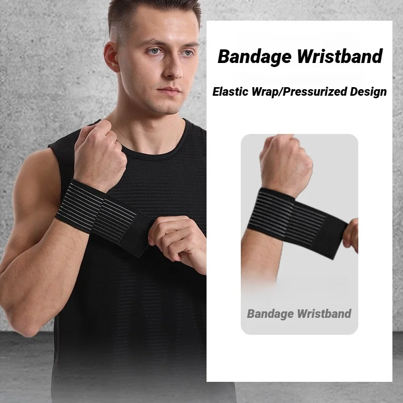 Adjustable Elastic Bandage Hand Sport Wristband Gym Support Wrist Brace Wrap Carpal Tunnel Sports Fitness Bracers Strap Stretchy