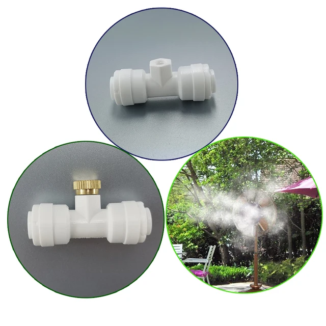 5 db Menetes 10/24 Unc Sárgaréz Ködös Fúvóka 0,1-0,8 Mm-Es Nyílás Vízhír Mister Köd A Terasz Utáni Kishűtéshez Kültéri Hűtés - Image 5
