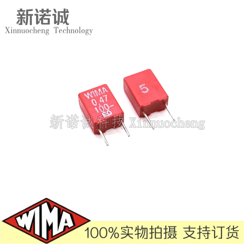 Wima MKS2 0.47uF 63V Milspec 5% Tol. Polyester Film Capacitor 10 - Foto 7