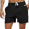 Men's Swim Trunks Beach Shorts Drawstring with Mesh Lining Elastic Waist Plain Breathable Soft Casual Daily Streetwear 5