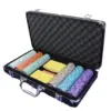 Chip Carry Case Chip Set Box Playing Games,Portable Solid Storage Container Organizer Holder for Travel Household Men Players 1