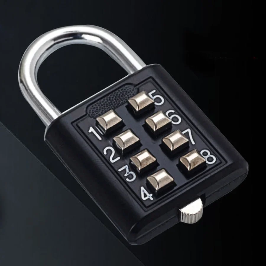 8 Digits Password Code Combination Padlock Zinc Alloy Suitcase Luggage Travel mini padlock security padlock travel padlock luggage padlock digit combination lock combination lock