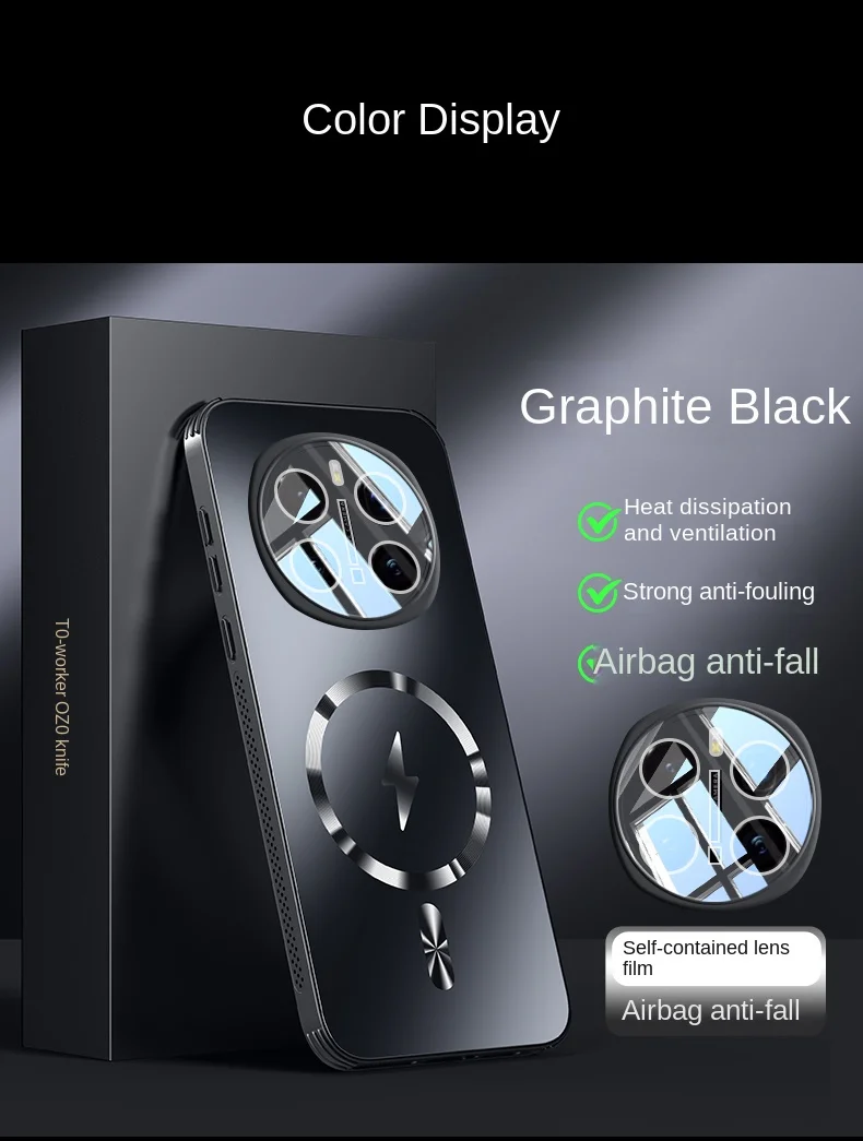 Sleek Hard Matte Magnetic Wireless Charging Protective Case for Huawei Honor Magic Series