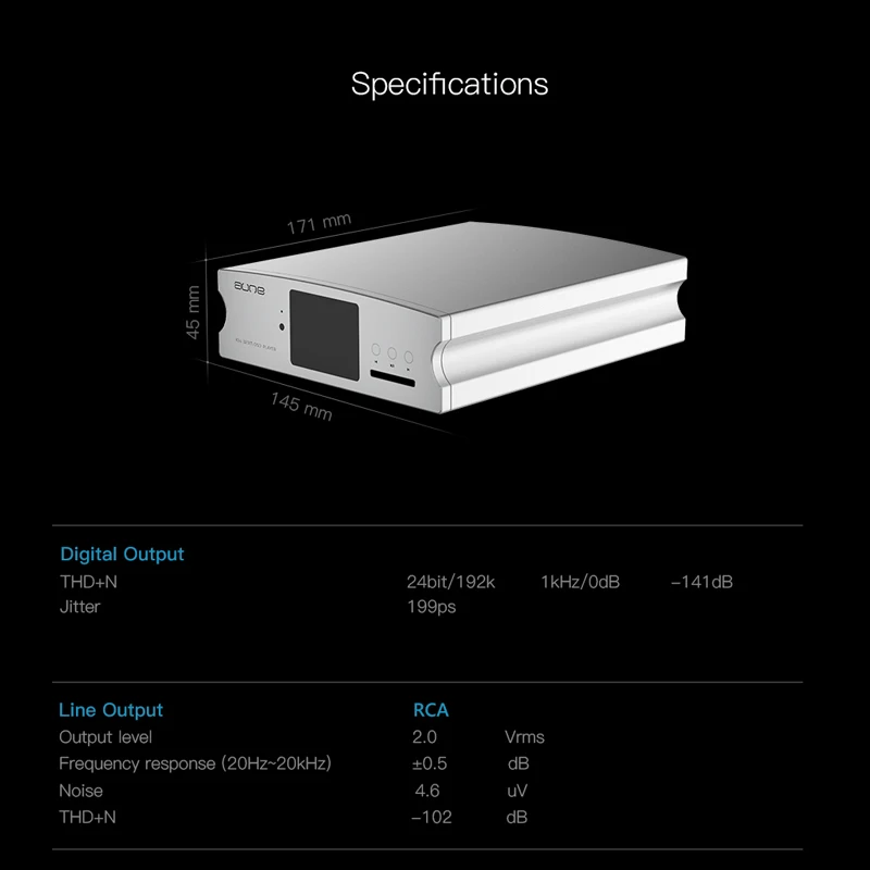 AUNE X5s 8th Anniversary Edition Music Digital Player Bluetooth Decoder Turntable HIFI Lossless DSD High Quality Media Music digital audio player