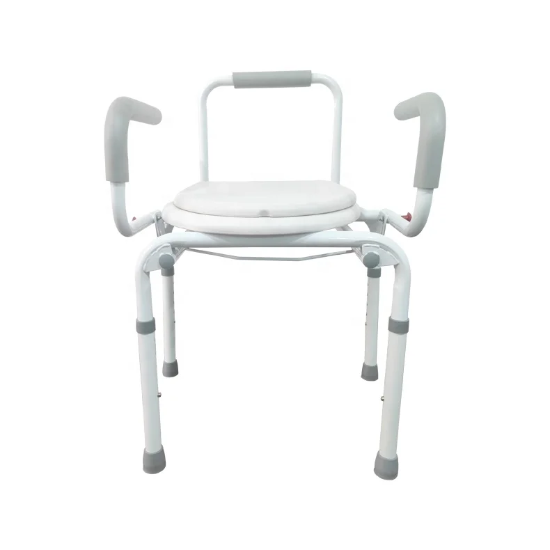 Toilet commode chairs with flip handle potty patient toilet commode chair 4