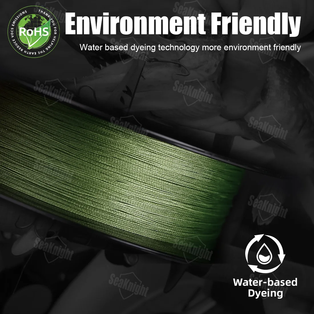 SeaKnight Brand MANSTER W8 II Series 8 Strands Braided Fishing Lines 500M Seawater proof Ultraviolet-proof for saltwater fishing 4