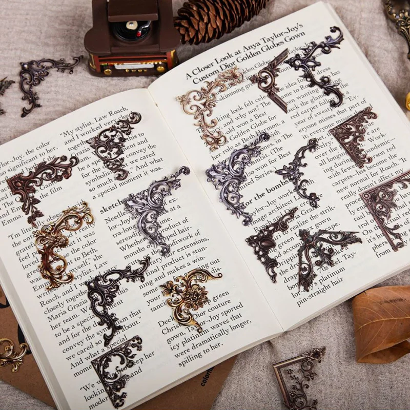 Baroque Series Corner DIY Washi Stickers Scrapbooking Label Diary Stationery Album Journal 24Pc/Pack