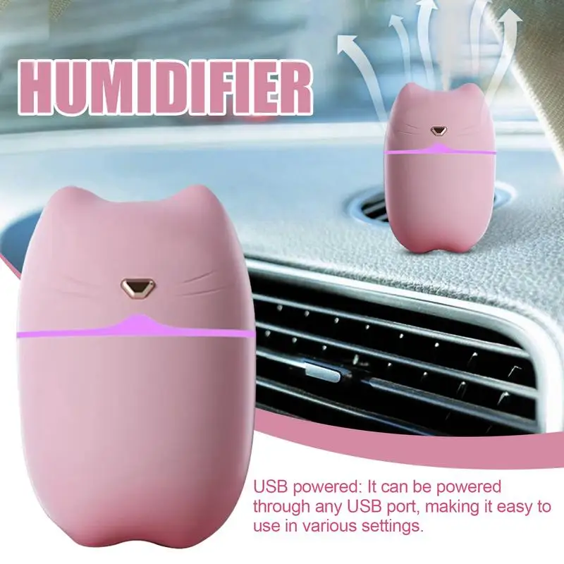 Portable Car Air Mist Humidifier Aromatherapy Desktop Machine Large Capacity Humidifier Car Electrical Appliances