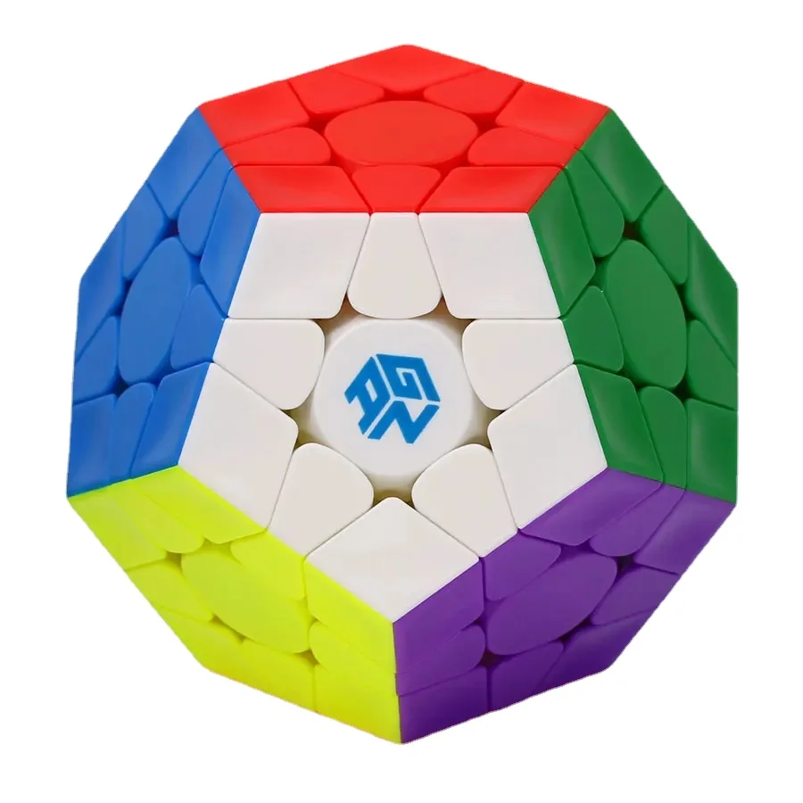 GAN Magic Cube 3x3 Magnetic Mega M Magnet Cubos Stickerless Professional WCA Compietition Dodecahedron Puzzle Brain Practice Toy professional footwork basketball mat dribbling training equipment solo practice marker gripmat for basketball skills