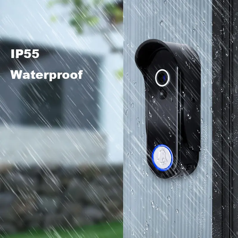 ANJIELO Tuya Smart 1080P Wireless Video Intercom System for Home Apartment Doorb