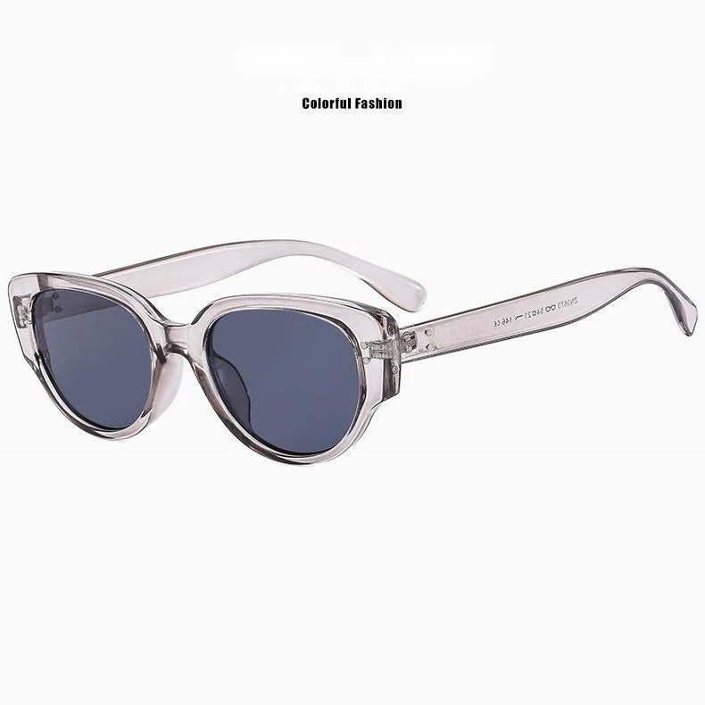 Women’s Cat Eye Sunglasses Black And White Retro Style Uv Protection_voghion.com