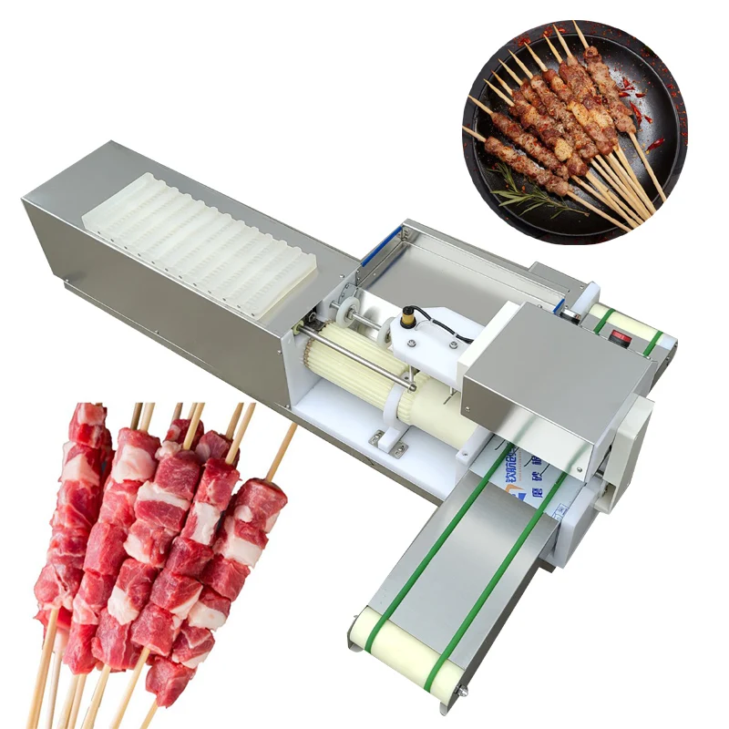 

Automatic Meat Skewer Stringing Machine Customize Kebab Skewer Machine