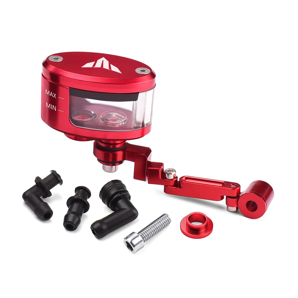 Réservoir De Liquide D'embrayage Frein Pour Ya&MAHA MT01 MT09 MT07 MT10 MT03 Cylindre De Réservoir D'embrayage De Frein De Moto Réservoir D'huile Fluide Tasse + Support De Support(Or,B