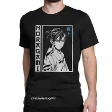 T shirt Yato Noragami pour homme, haut en coton, col rond, Anime, Harajuku, esthétique 