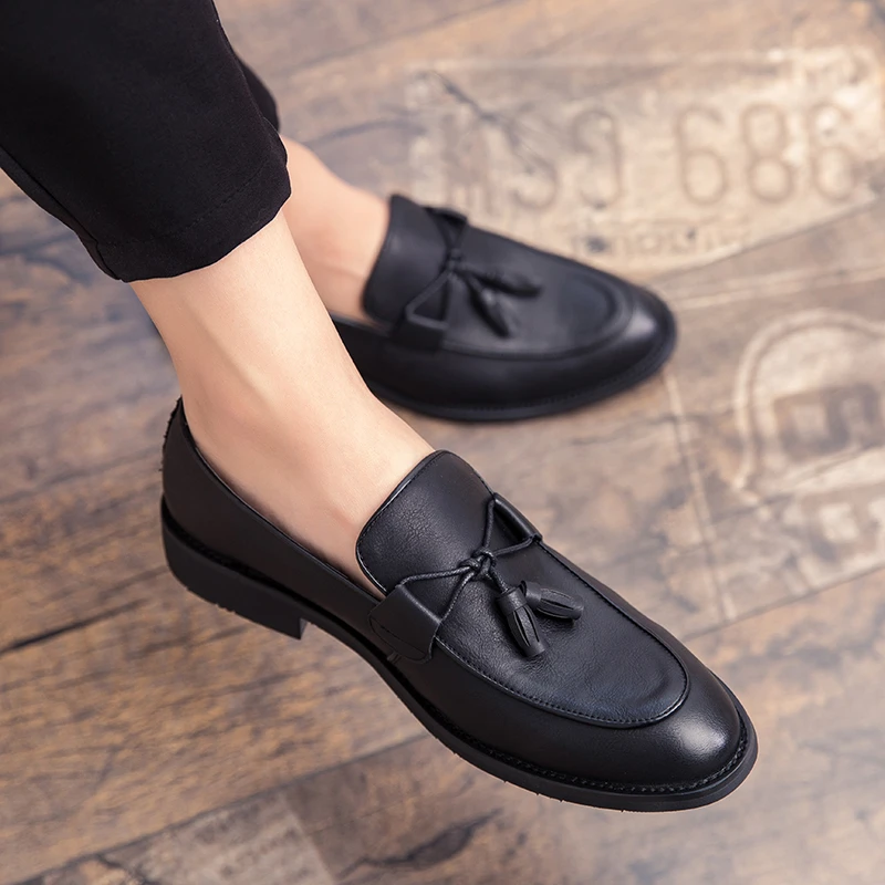 Zapatos Formales De Negocios Para Hombre,Calzado Informal Cuero Oxford Sin Cordones,Talla 47 Buy Marrón Formal De Zapatos De Los | sptc.edu.bd