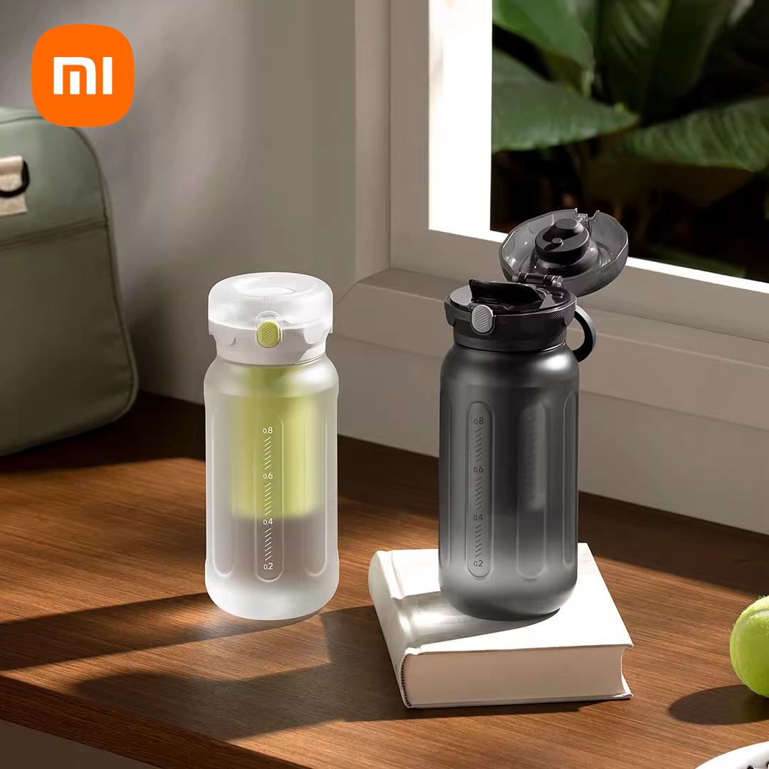 Xiaomi Mijia Sports Water Cup 1L large The Cold and Heat Resistant One Key To Open off the lid Safe and odorless Drop Resistant