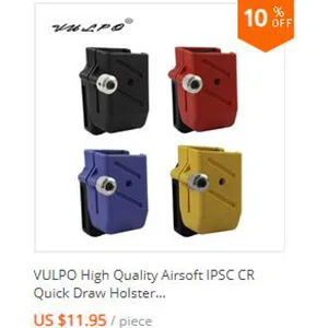 VULPO IPSC Gürtel & Links Rechts Geschwindigkeit Magazin Tasche Set Airsoft Wettbewerb Schießen Gürtel Und Multi-Winkel Rotation Mag beutel – Detail 2