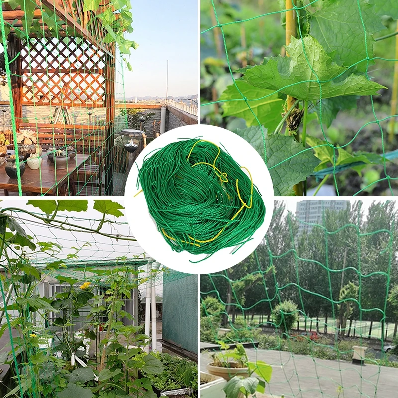 Rete Da Giardino Per Piante Rampicanti 3,6x1,8m - Supporto In Nylon Per Cetrioli, Pomodori E Uva