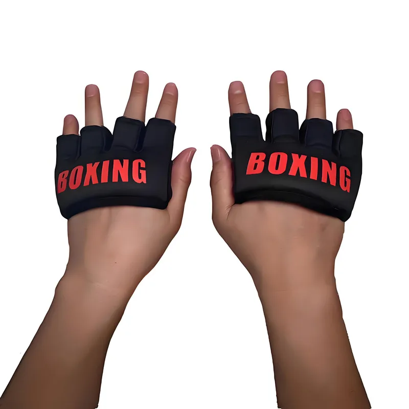 Boxing Bandages Martial Arts Protector Gel Split Finger Boxing Finger Guard MMA Hand Wraps Sparring Fighting Training Boxing Peak Shield Training Accessories