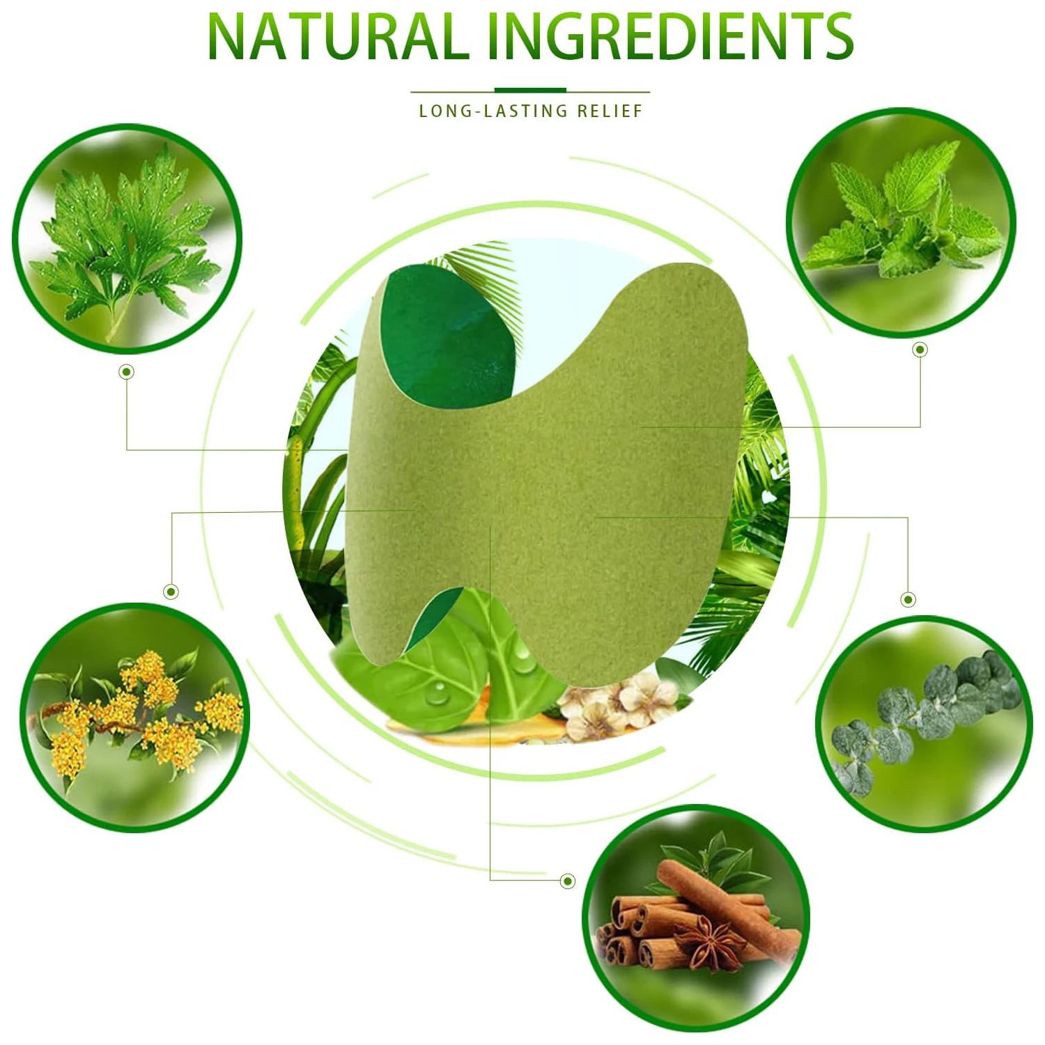 12/24/60 Pcs Acupuncture Patch Long-lasting Warm Knee Patch For Sports Fitness Neck, Shoulder and Knee Patch