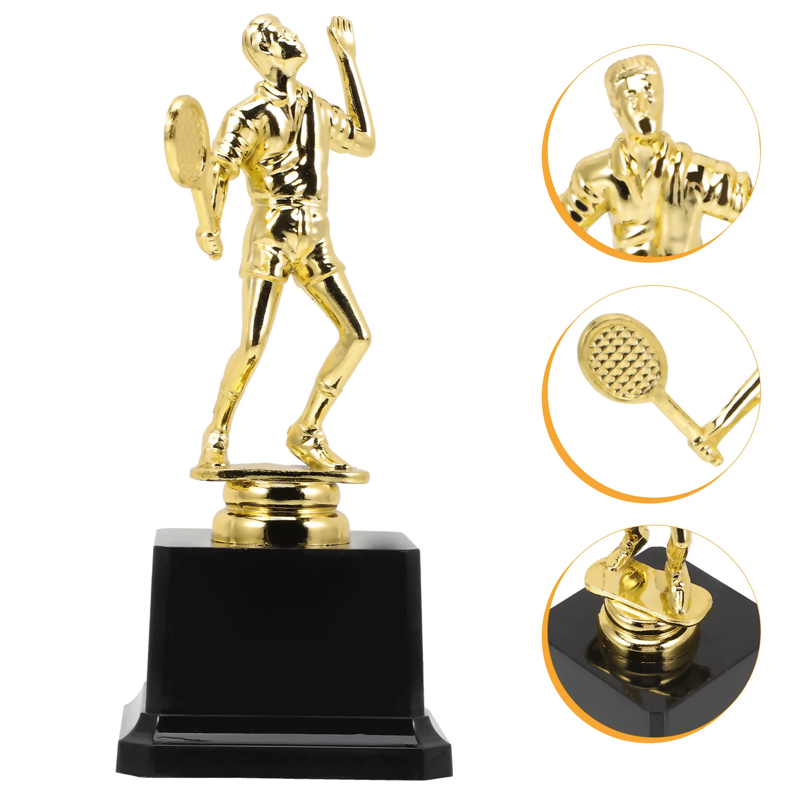 

Gold Award Trophy Cup Reward Sport Competitions Plastic Soccer Basketball Decor Trophy Souvenir Celebrations