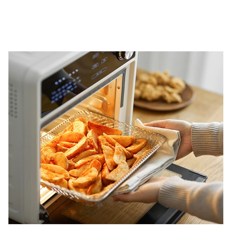 15L 1200W Smart Air Fryer Oven Cake Baking Frying Pan Toaster Rotisserie Dehydrator With Digital Touch Screen Micro-wave Oven 5