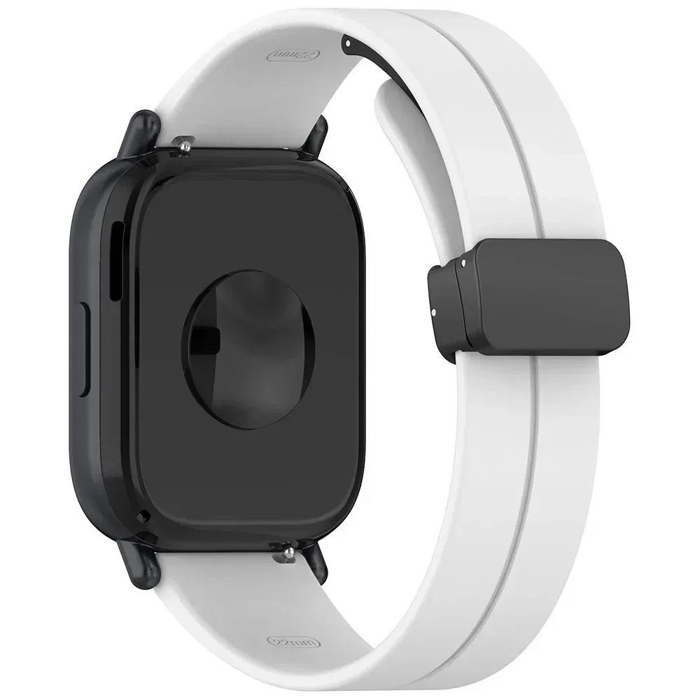 Soft Silicone Magnetic Buckle Watch Band - 20mm/22mm