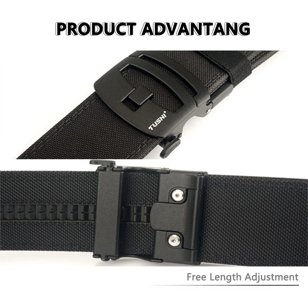 TUSHI Neue 2,0 Zoll Militär Gürtel für Männer Robuste Nylon Metall Schnalle Polizei Duty gun Gürtel Taktische Outdoor Gürtel IPSC Zubehör – Detail 7