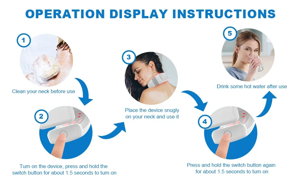 Electric Neck Massager Intelligent Laser Massager Cervical Neck Traction Device Relax Cervical Relief Fatigue Pain 14 Electric Neck Massager Intelligent Laser Massager Cervical Neck Traction Device Relax Cervical Relief Fatigue Pain 9