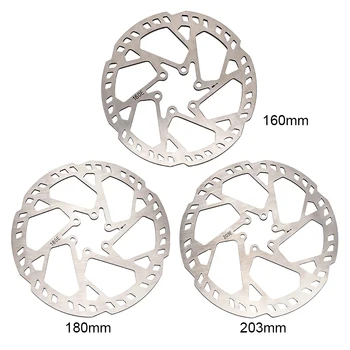 Rotore del freno a disco della bicicletta 160/180/203mm di spessore 2.3mm Rotore della bicicletta Rotore dello scooter elettrico Rotore del freno della bicicletta Parti di biciclette