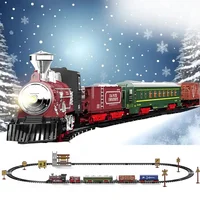 Train Set - Train Toys For Boys With Smokes, Lights And Sound, Toy Train With Steam Locomotive,Christmas Gifts for Kids 3-12 2