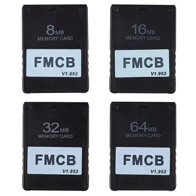 367B FMCB v1.953 Card Memory Card for PS2 McBoot Card 8MB 16MB 32MB 64MB OPL MC Boot Program Card Replacement