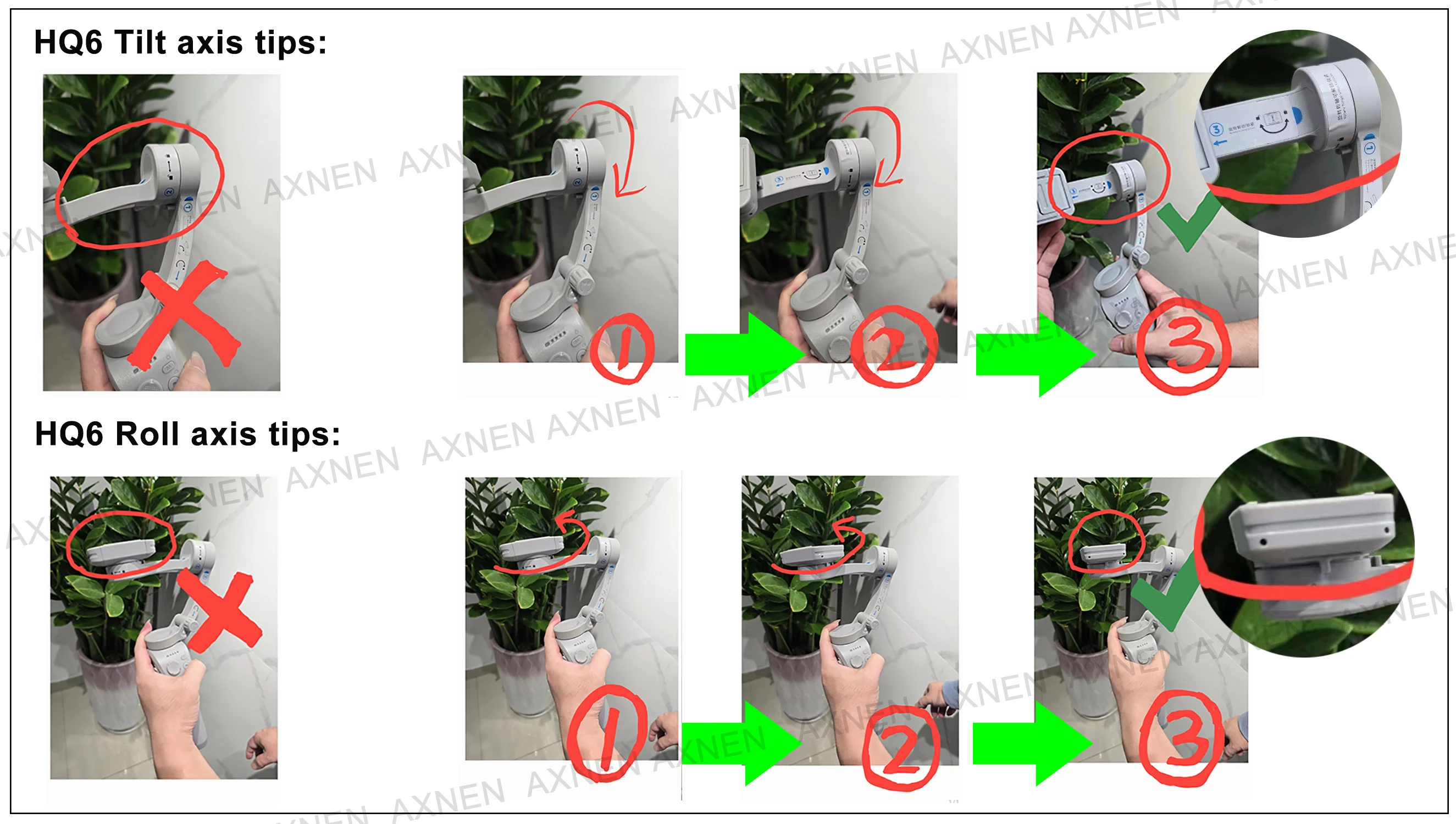 3-axis Gimbal Stabilizer For Smartphone With Fill Light & Tracking_voghion.com