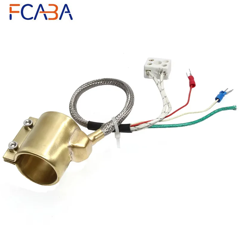 Riscaldatore A Fascia In Ottone E Ceramica – Diametro Interno 30mm, Potenze 105W / 130W / 150W, 220V, Temperatura Massima 300-500°C, Altezze 25/30/35 Mm