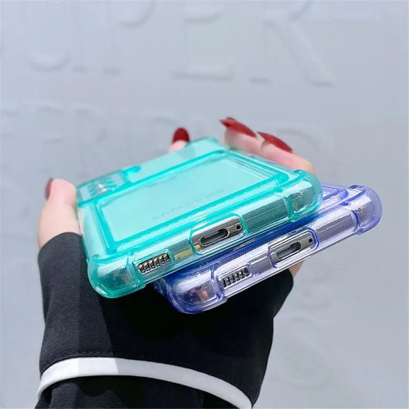 Card Holder Bag Case For Samsung Galaxy S24 Ultra S23 S22 S21 S20 FE Note 20 10 Plus Camera Protect TPU Cover